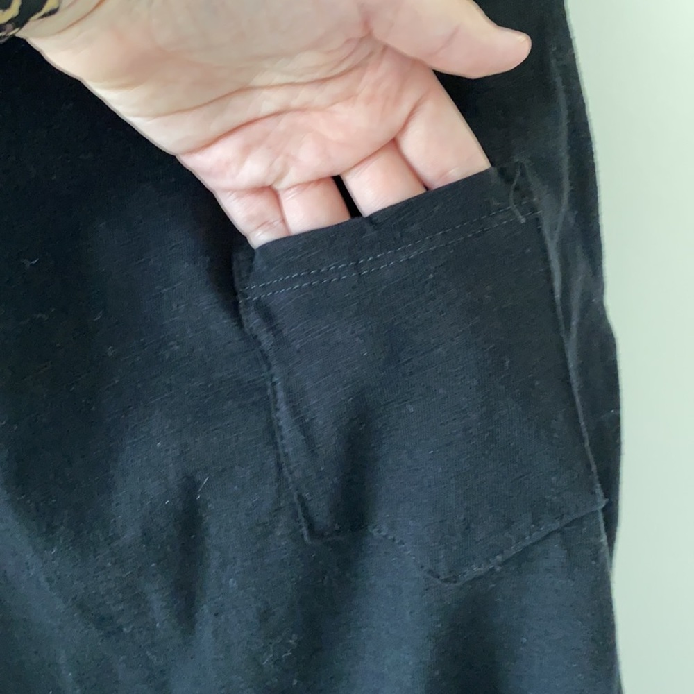 New Black Tank with Ruffle - Picture 2 of 4